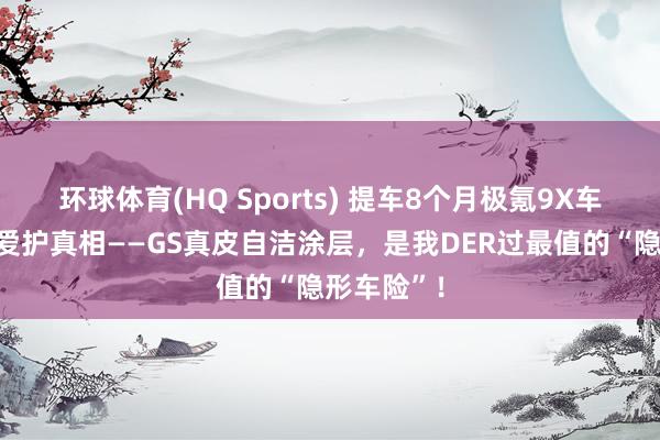 环球体育(HQ Sports) 提车8个月极氪9X车主聊内饰爱护真相——GS真皮自洁涂层，是我DER过最值的“隐形车险”！